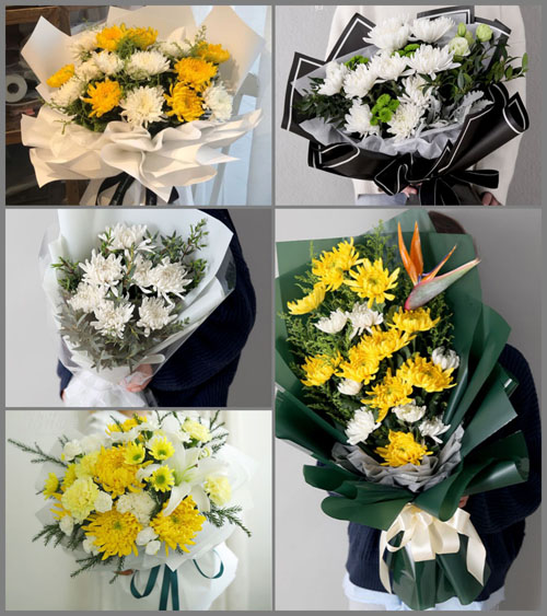 湖北恩施州恩施市太阳河乡双河岭村白事花束代送